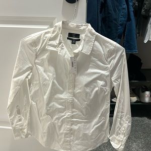 NWT J Crew white button up